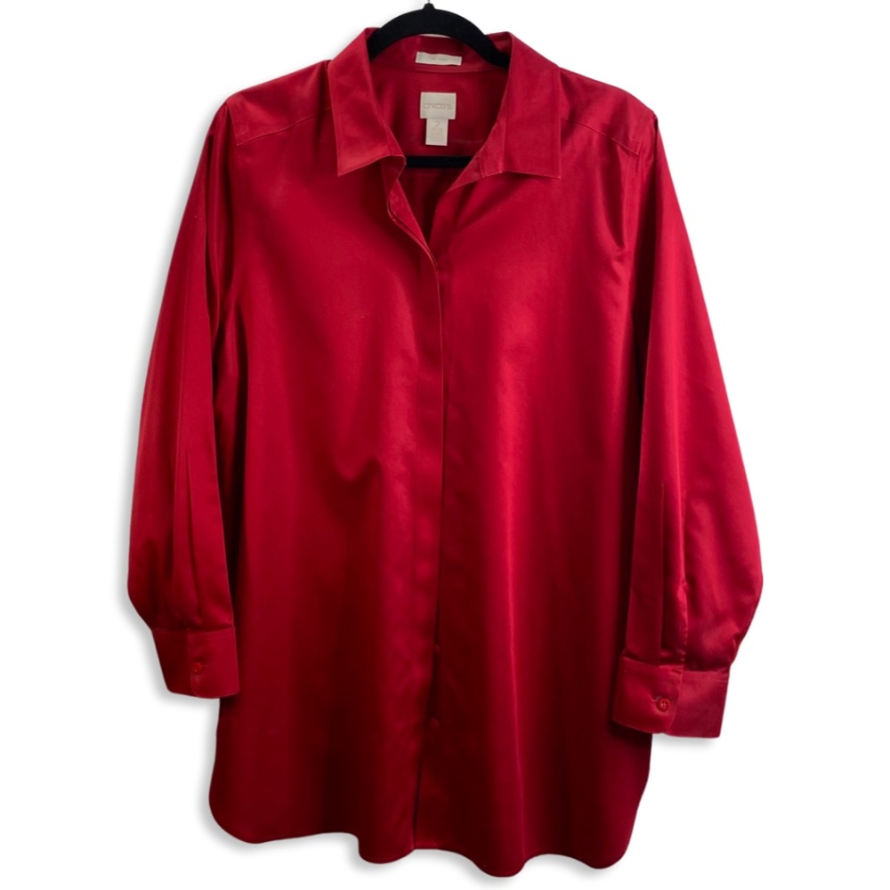 Chico's Wide Cuff Shirt